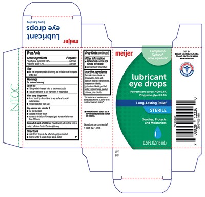 Meijer Lubricant Eye Drops 15ml (Kc Dl   Meijer Lubricant Eye Drops 15ml)